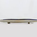 Mid-Century elongated glazed ceramic bowl, Belgium 1960s