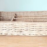 Wicker cutlery tray - 5 compartments