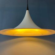 Suspension "witch's hat" white Danish Space Age Mid-Century