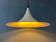 Suspension "witch's hat" white Danish Space Age Mid-Century
