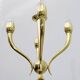 Art Deco Italian Brass Chandelier, 1940s