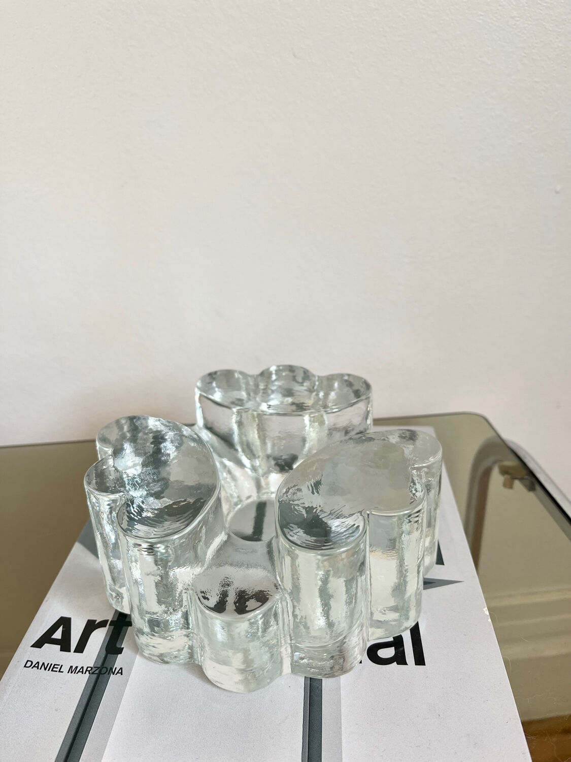 Solid glass paperweight