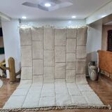 Traditional Moroccan wool rug, hand woven, that will last for years. Bearer of a