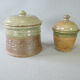 Pierre Digan 2 ceramic cutlery pots la Borne