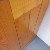 Charlotte Perriand selection Les Arcs vintage pine storage unit from the 60s and 70s