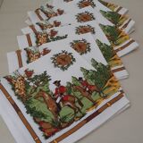 Placemat and napkin