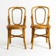 Paire de très belles chaises en bambou italiennes originales des années 1960.