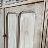 Parisian sideboard in raw wood