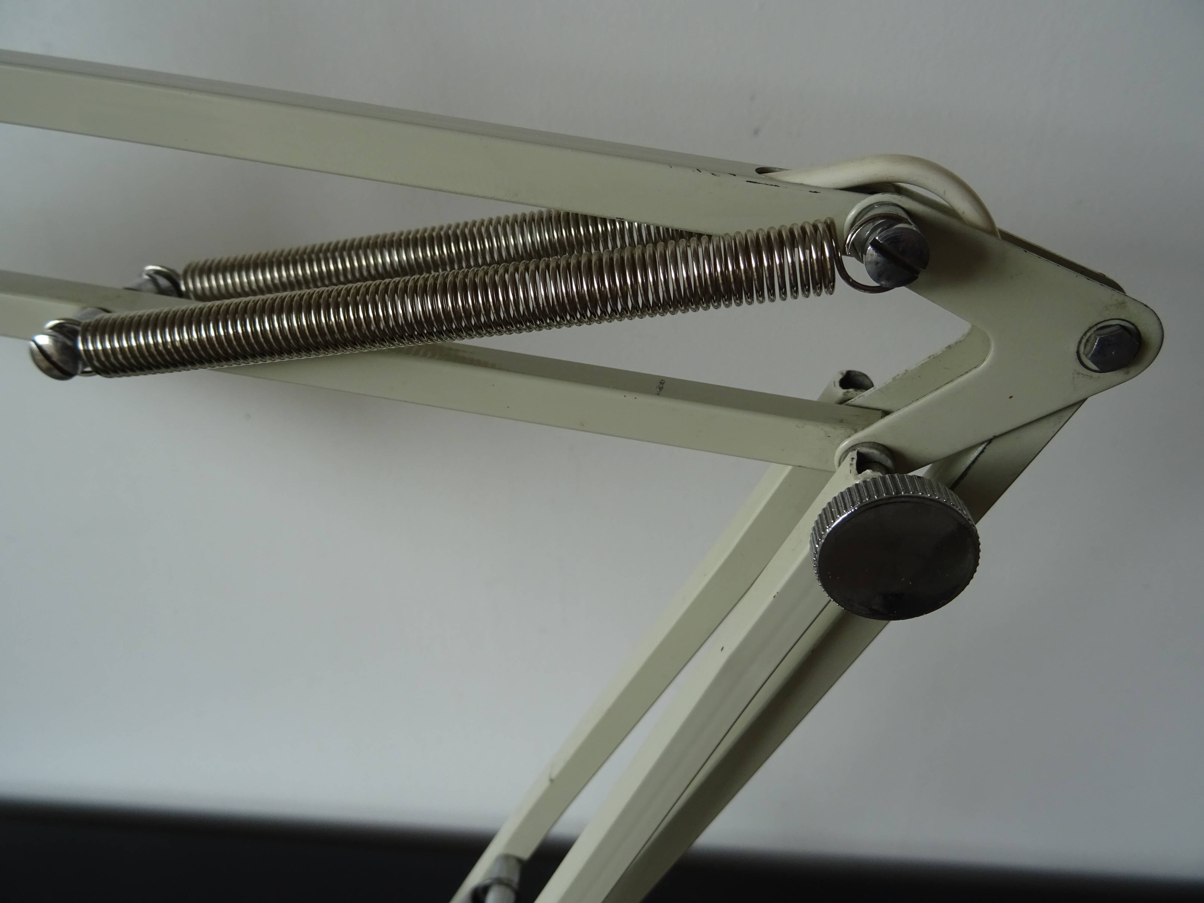 Vintage articulated Luxo industrial desk lamp