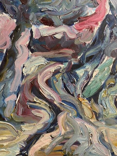 Oil on canvas signed C. Douard, 1969