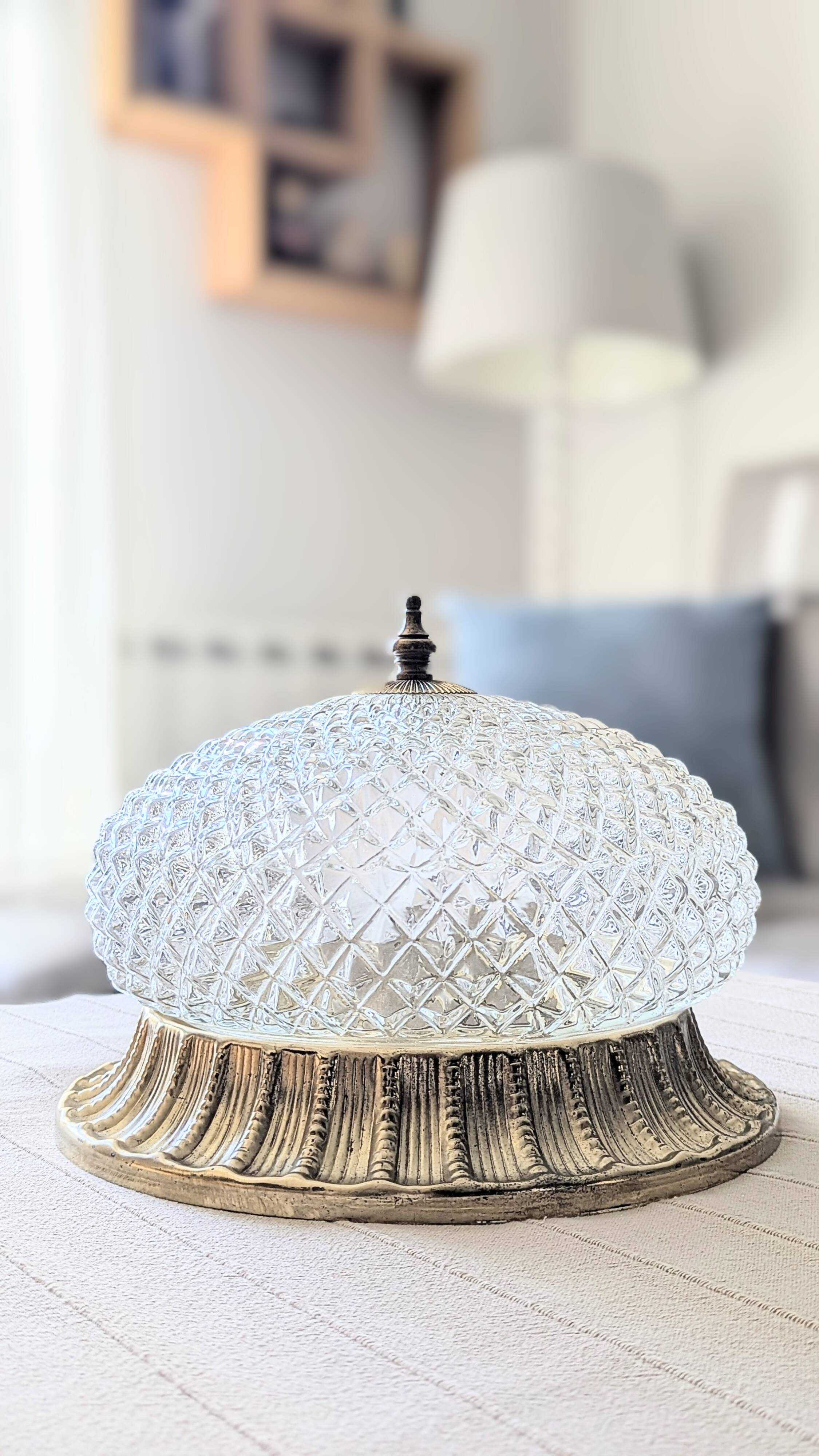 Plafonnier vintage Rudolf Zimmermann Bamberg (L-0164)