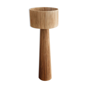 lampadaire raphia minimaliste