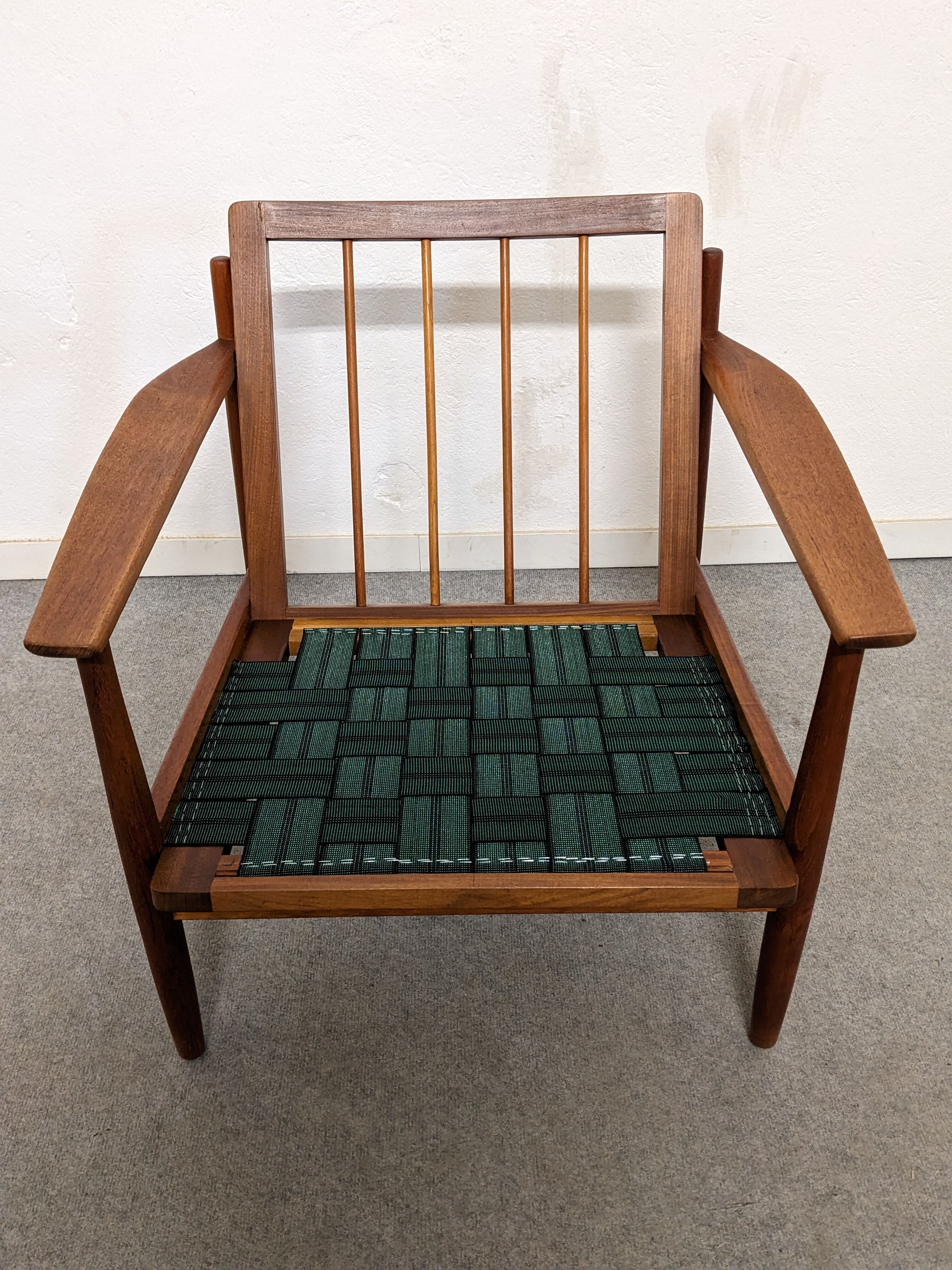 Pair of Danish teak armchairs from the 50s/60s