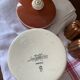 Terrine foie gras in fireearth XIX stamped "Sarreguemines"