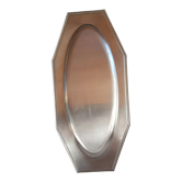 Octagonal stainless steel plate Jean Couzon