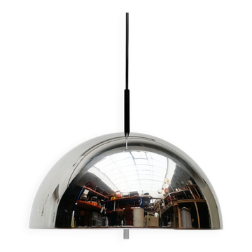 Suspension dôme spatiale allemande du milieu du siècle de Staff Leuchten, années 1960