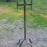 Lampadaire des années 50 en fer forgé