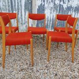 Chaises vintage style scandinave