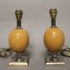 Pair of lamps feet "ostrich egg"