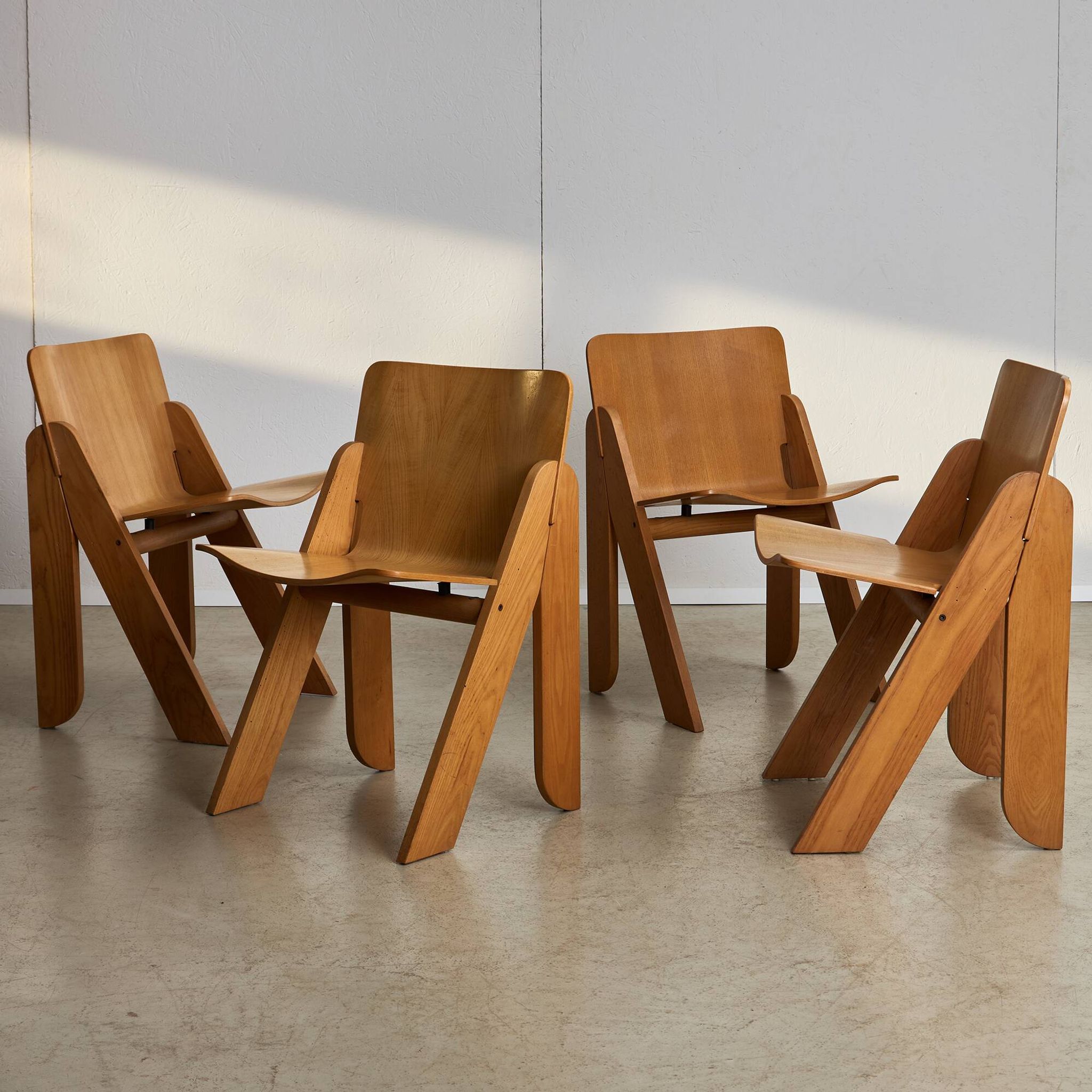 Set of Peota Chairs by Gigi Sabadin for Stilwood, 1970s