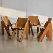 Set of Peota Chairs by Gigi Sabadin for Stilwood, 1970s