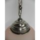 Suspension with frosted glass Deco rose