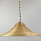 Pencil Split Reed, Rattan, Bamboo & Brass Pendant hanging lamp, Italy, 1970s