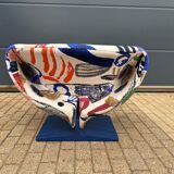 Artifort Ribbon chair by Pierre Paulin, Pierre Frey: The Painter's Canvas