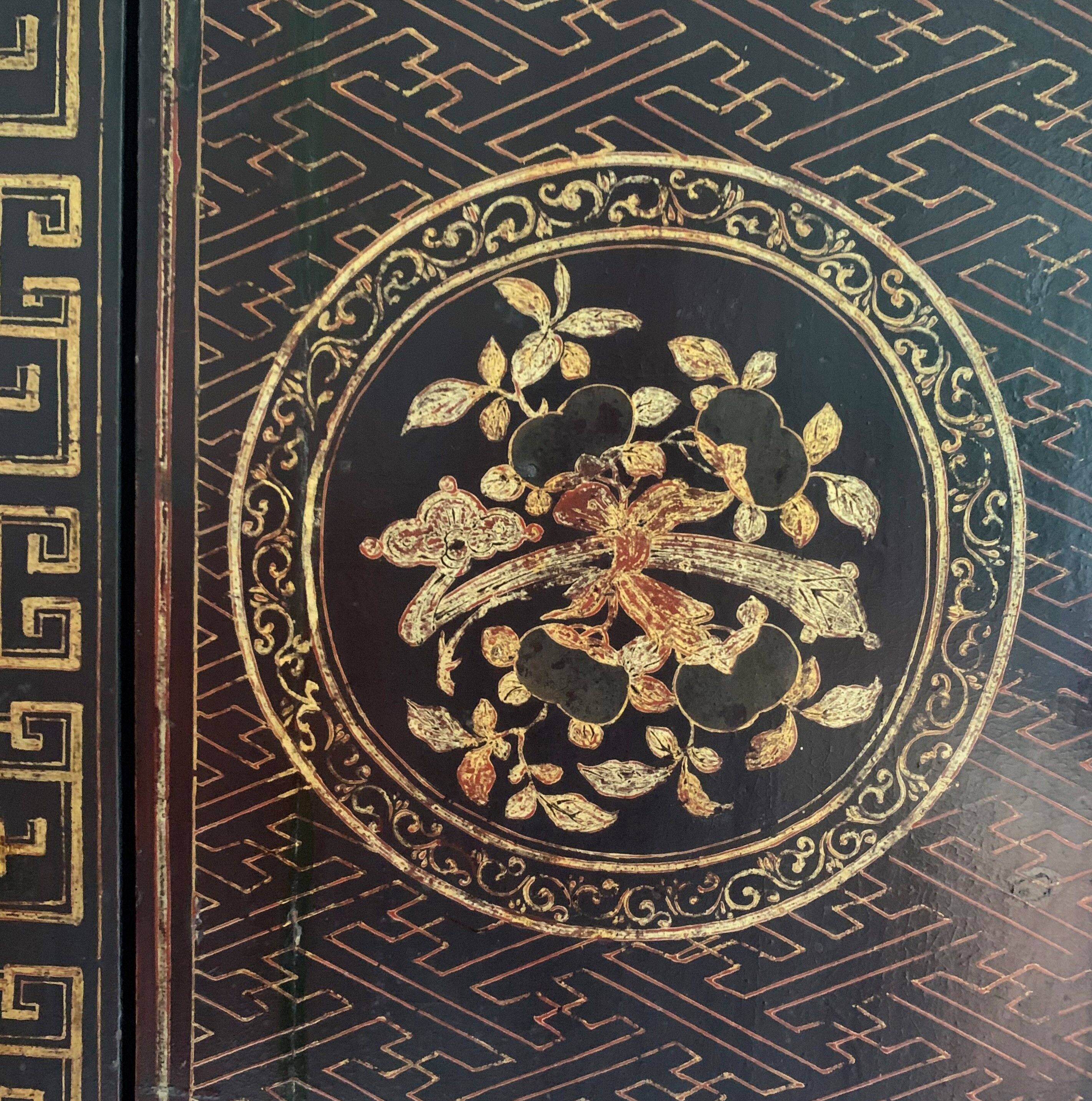 Chinese lacquered cabinet