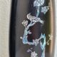 Black lacquered vases