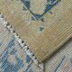 Tapis Persan Vintage Beige Et Bleu à Motifs Floraux, 301x388Cm