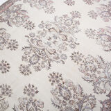 Farmhouse floral vintage carpet rug