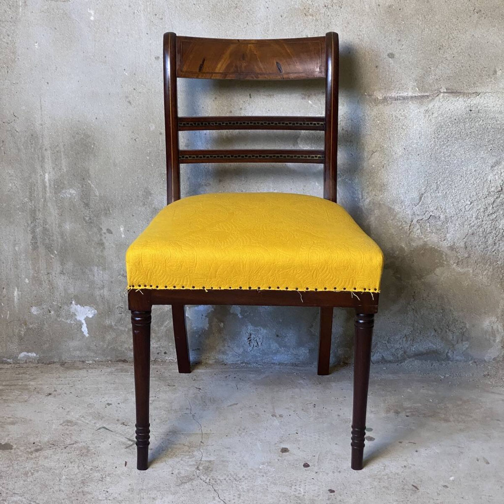 19th-century mahogany chair