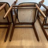 Set of 4 vintage Italian chairs, produced in the 60s by Gessef Consorzio Sedie Friuli