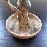 Pyrite stoneware candle holder