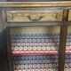 Rustic two-body oak sideboard from the 1960s.