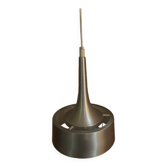Vintage designer aluminum pendant light