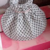 Vintage fabric lampshade