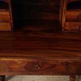 Antique solid walnut gadin desk