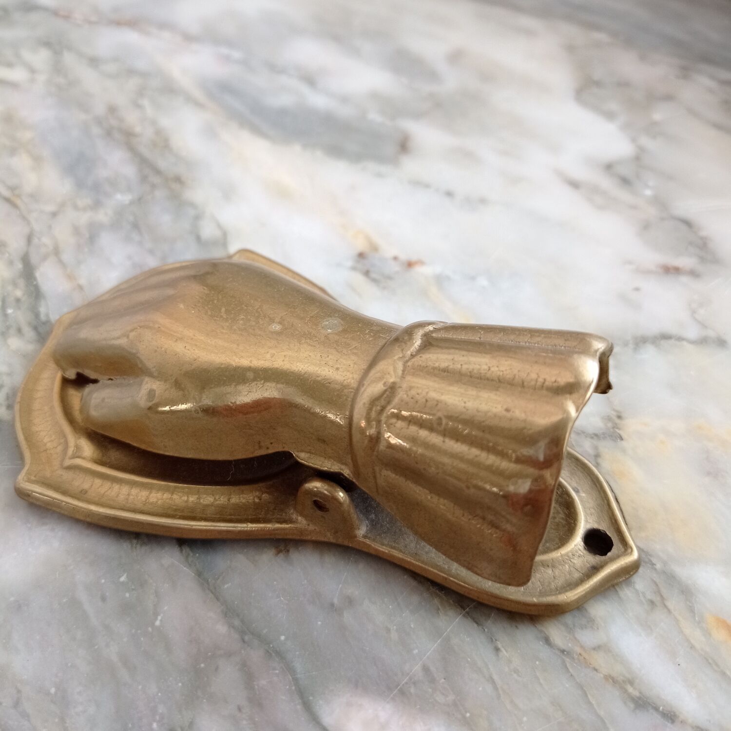 Brass mail clip