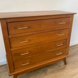 Chest of drawers vintage feet compass