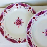 4 flat plates from Moulin des Loups and Hamage, Madeleine model 2106197