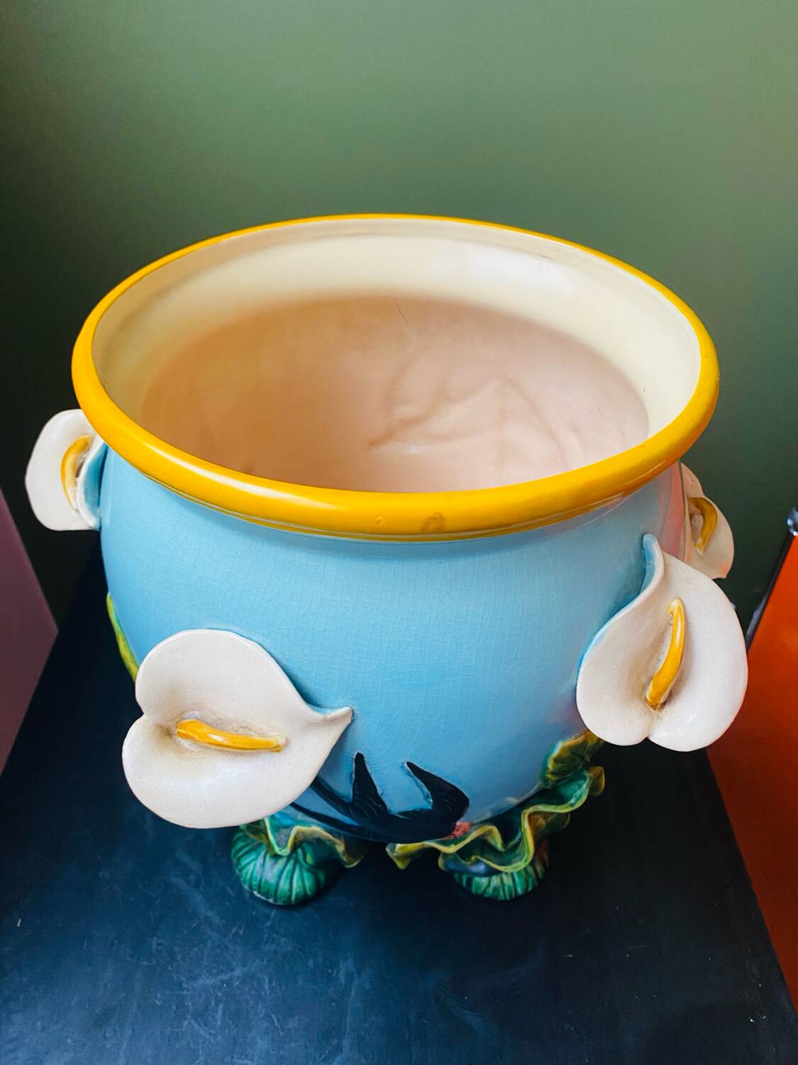 Ceramic cache-pot by George Jones, 1880