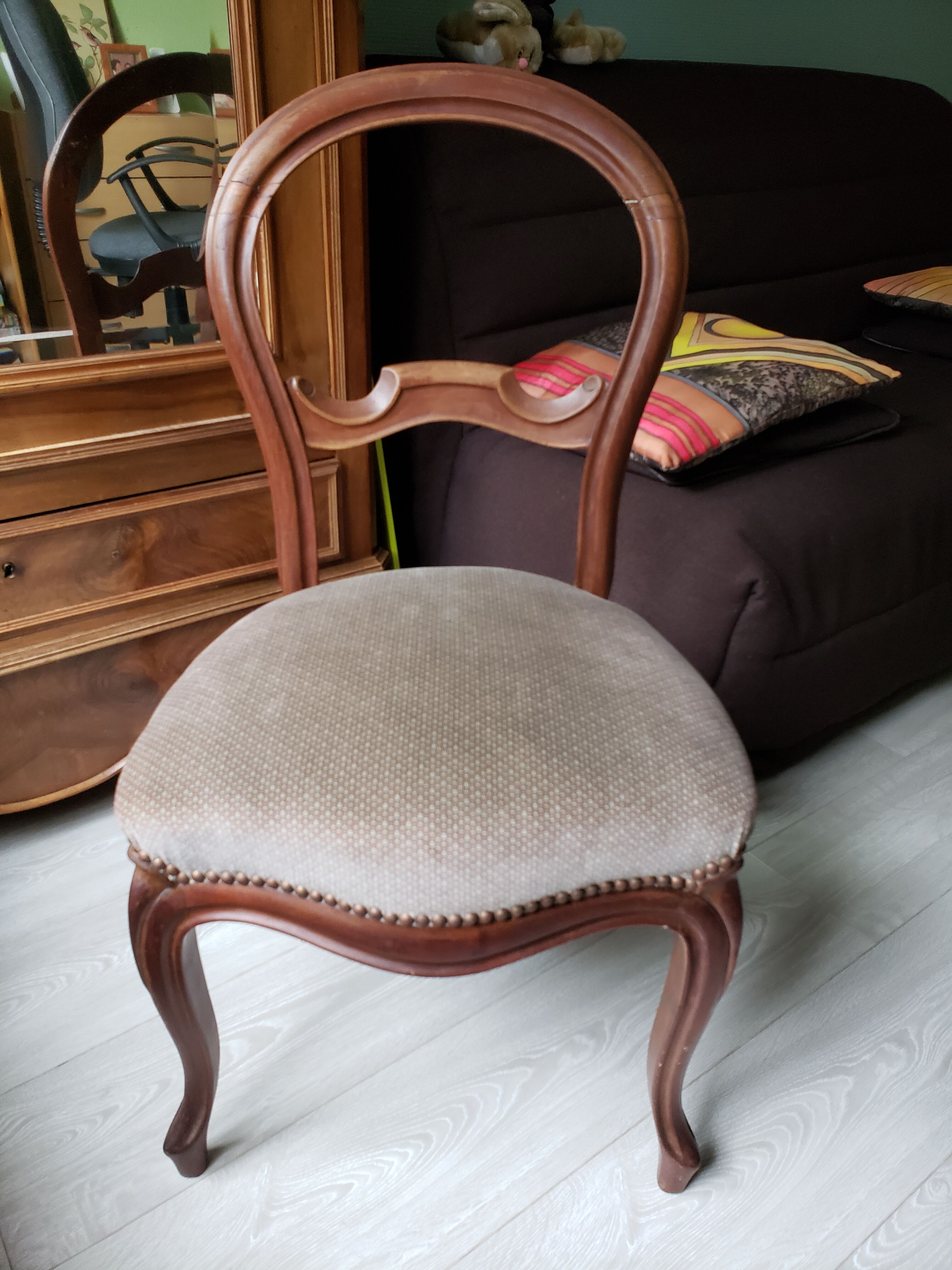 Old Empire style chair