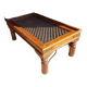 Table basse bois et fer style indien