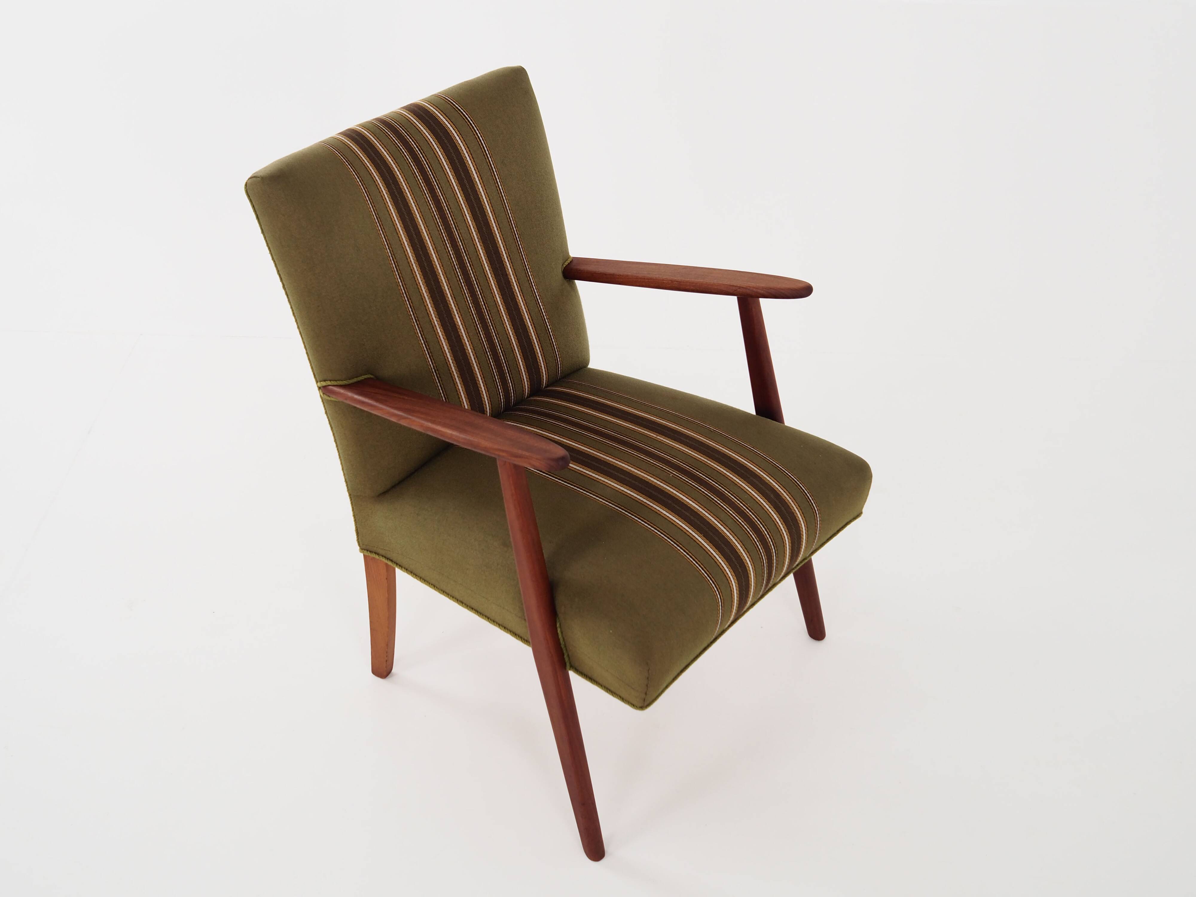 Teak armchair, 1960s, Danish design, manufacture: Denmark