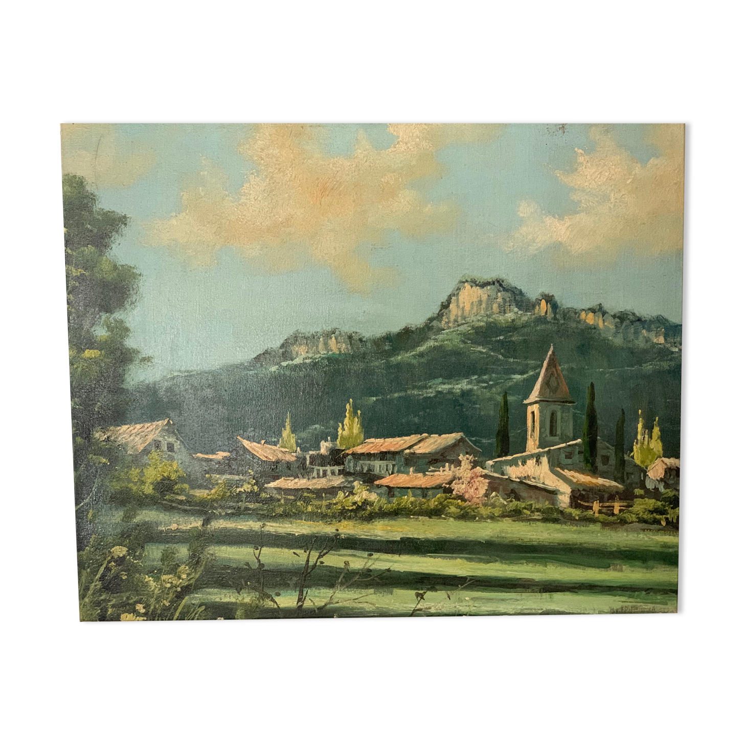 Mountain landscape painting