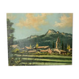 Mountain landscape painting