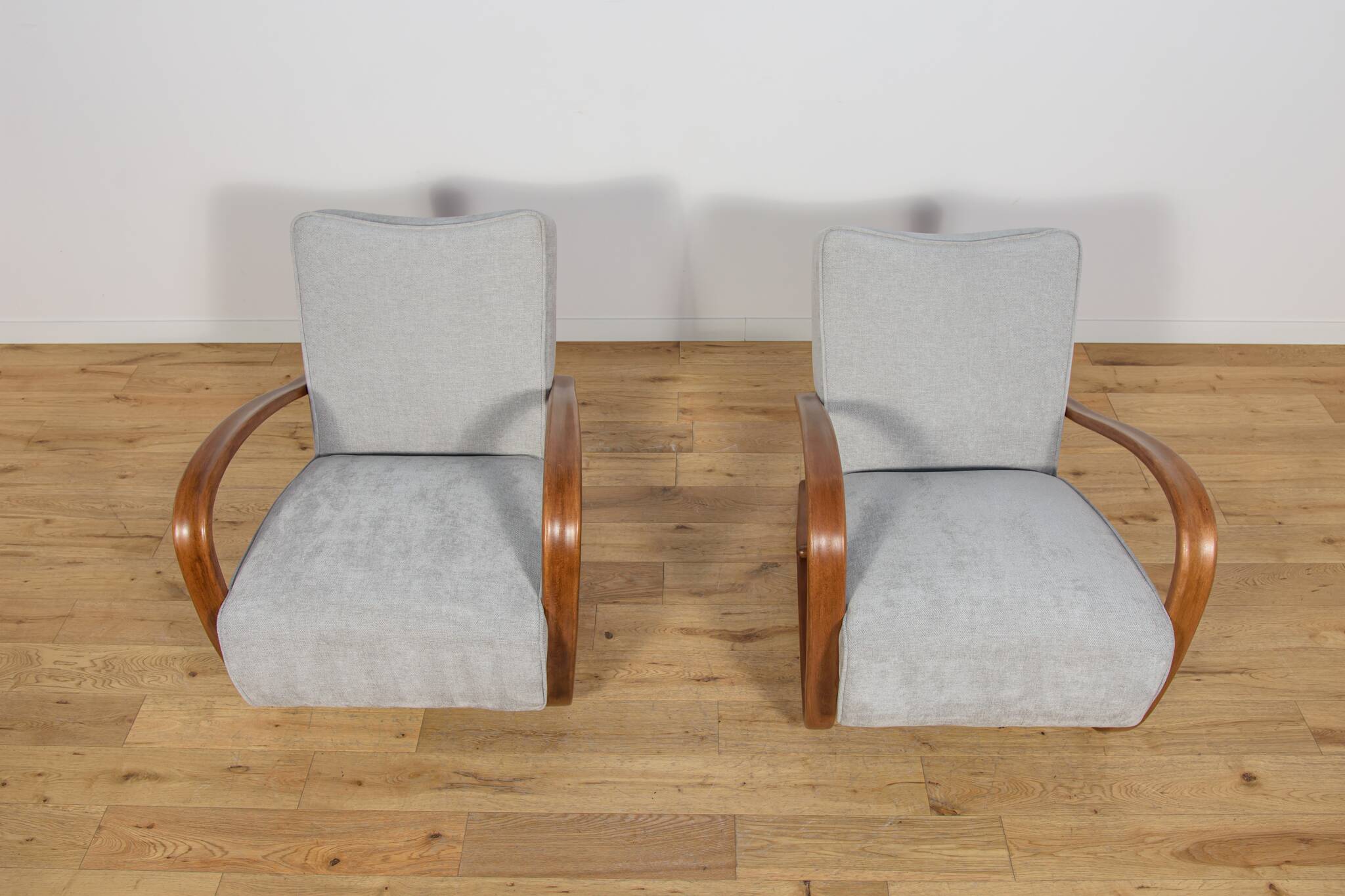 Model H-269 Lounge Chairs by Jindřich Halabala for UP Závody, 1950s, Czecho