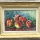 Tableau aux fruits vets 1950/60